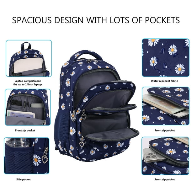 手提げ・レッスンバッグ・入園グッズ Outdoor-Inspired 4-Piece Bags for School Schoolyard Vibes Heart Rainbows Girls 16