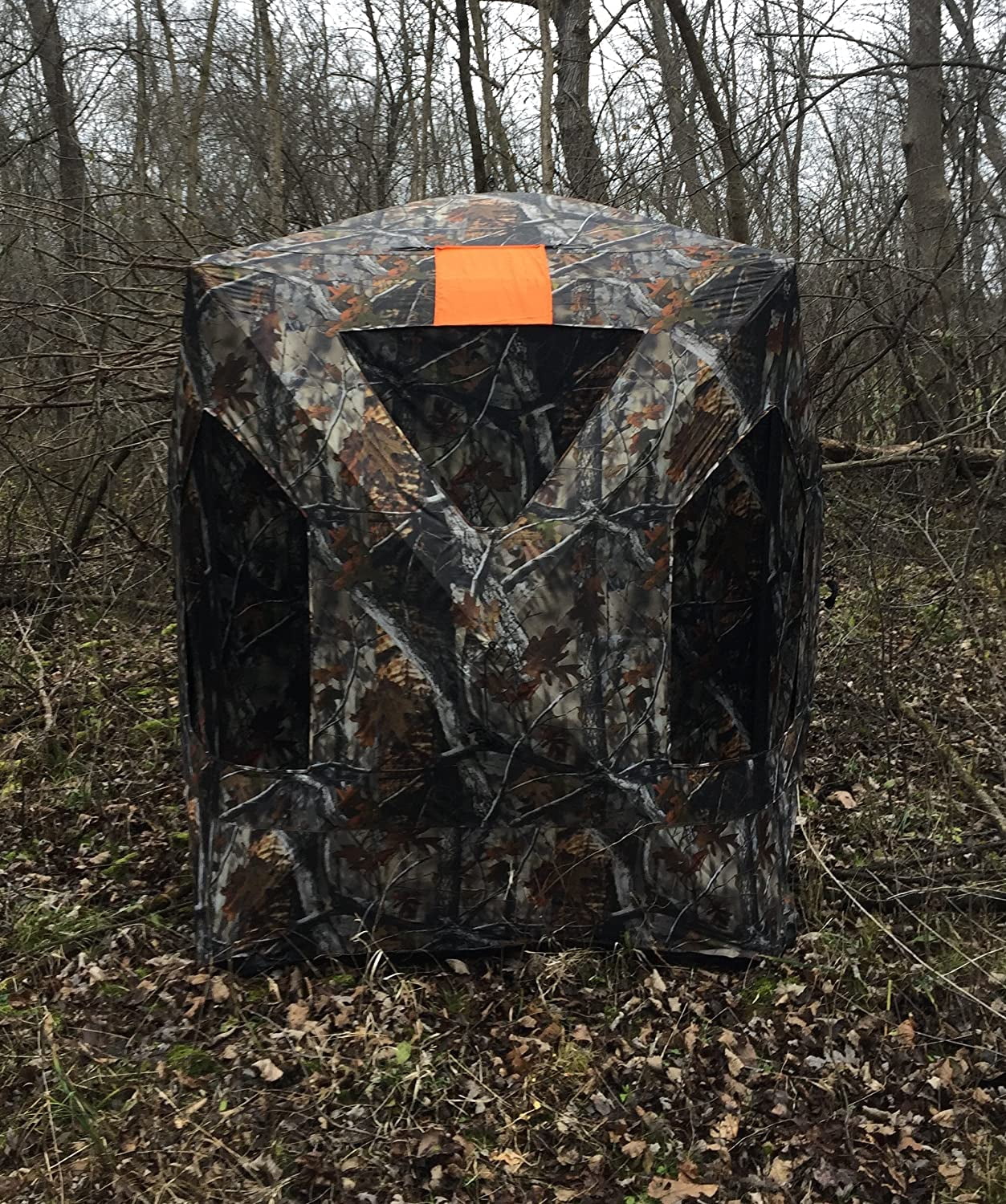JM Rusk Two-Tall Extra Tall Two to Three Person Hub Type Hunting Blind