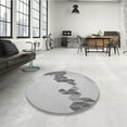 thumbnail image 4 of Ahgly Company Machine Washable Indoor Rectangle Transitional Gunmetal Gray Area Rugs, 4' x 6', 4 of 7