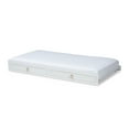 thumbnail image 2 of Baxton Studio Mariana Classic and Traditional White Finished Wood Twin Size Trundle, 2 of 7