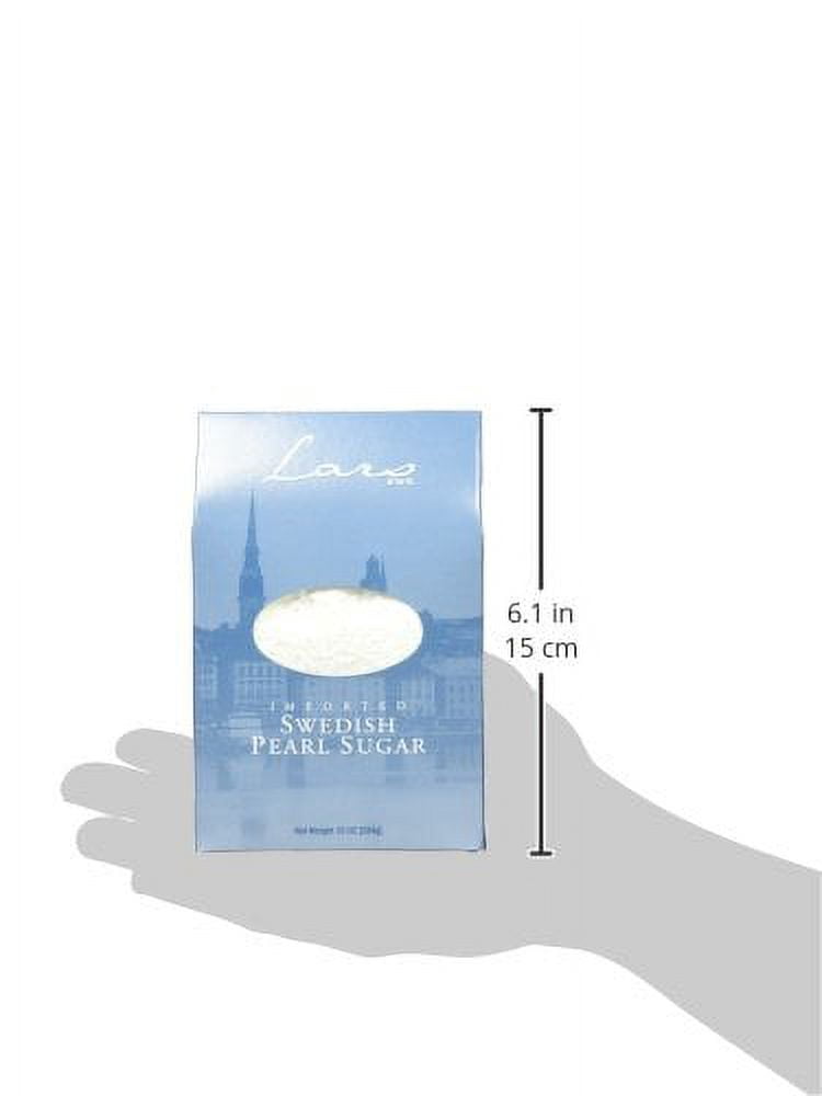 Lars Own Swedish Pearl Sugar, 10 Oz (Pack of 6)