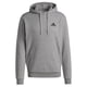 thumbnail image 2 of Sudadera con capucha adidas Essentials de forro polar para hombre, talla M, gris, XL, 2 of 2