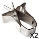 thumbnail image 1 of Jaulas para pájaros Salvador Clip para frutas y verduras JUGUETE de forrajeo para loros periquitos animales pequeños Gris 2 piezas, 1 of 8