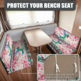 thumbnail image 2 of POLERO Easy Installation Polyester Fabric Camper Cushion Covers Compatible with RV Travel Trailer, RV Dinette Cushion Covers for Travel Trailer Couch Bench 2 Pieces, 2 of 9
