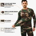 thumbnail image 6 of CL convallaria Thermal Underwear for Men Long Johns Fleece Lined Hunting Gear Set Base Layer for Cold Weather S-21XL, 6 of 7