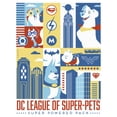 thumbnail image 2 of Women's DC League of Super-Pets City Character Panels  Graphic Tee White Large, 2 of 4