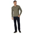 thumbnail image 5 of Hanes Originals Men's Long Sleeve Henley T-Shirt Fatigue Green 2XL, 5 of 5