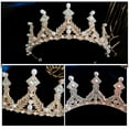 thumbnail image 3 of unbranded Tiara Para Novia Con De Imitación Y Para En Bodas Y Banquetes, 3 of 5