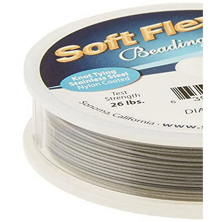 Soft Flex Wire 49 Strand .019X30' Satin Silver