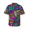 thumbnail image 4 of Fashion 80s 90s Men'S 3d Print Casual Button Down Shirts, Novelty Hawaiian Short Sleeves M, 4 of 7