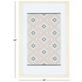 thumbnail image 5 of SAFAVIEH Mejia 23 in. Framed Textile Wall Art, Ivory/Dark Beige, 5 of 5