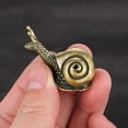 thumbnail image 3 of MasteelfCA Décoration de Bureau en Laiton Escargot Décoration Rétro pour Maison, 3 of 8