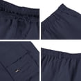 thumbnail image 6 of Cargo Shorts for Men Knee Length Elastic Waist Athletic Shorts with Pockets Summer Casual Outdoor Hiking Short, 2XL, 6 of 7