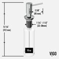 thumbnail image 6 of VIGO Braddock Kitchen Soap Dispenser in Chrome, 6 of 8
