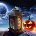 thumbnail image 3 of Wadada Halloween Snow Globe Lantern, Halloween Decoration Battery Operated LED Lighted Halloween Lantern, with Flying Ghosts and Pumpkin for Halloween Party Haunted House Home Decor (3PCS), 3 of 3