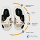 thumbnail image 4 of Pantuflas para Mujer Comodas Suaves y Calidas Zapatillas de Peluche de Decanso para Casa Ideal para Invierno y Clima Frio Blanco Vaca, 4 of 5