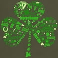 thumbnail image 3 of CafePress - St Paddys Day Shamrock Dark T Shirt - Men's Classic Graphic Cotton T-Shirt, 3 of 4