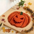 thumbnail image 6 of AYktou Hallowmas Bathroom Rugs, Ghost Pumpkin Shaped Soft Floor Mats Cute warm-colored Carpets Thanksgiving Area Rugs Holiday Harvests Party Gift Doormat for Living Bedroom Kitchen Decoration, 6 of 6