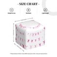 thumbnail image 4 of Lsque Breast Cancer Awareness (4) Printed Tissue Box Cover Holder, Facial Paper Organizer Dispenser,Square with Bottom Belt, PVC Leather Decorative Organizer, 4 of 8