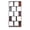 Ox Blood Red, variant on Modern 5-Tier Open Bookcase,White, 31.5" Free Combination Display Shelves