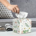 thumbnail image 6 of Picia Frog and Mushrooms Pattern Tissue Box Cover,PVC Leather Square Holder,Tissue Box Holder with Magnetic Bottom,Facial Paper Organizer Dispenser-5.2"X5.2"X5.2", 6 of 8