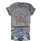 thumbnail image 1 of Camiseta OUMASK Magic Kingdom para mujer con estampado de castillos, 1 of 6