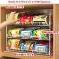 thumbnail image 3 of Organizador Can Rack para artículos domésticos sencillos, apilable, blanco, 3 of 7