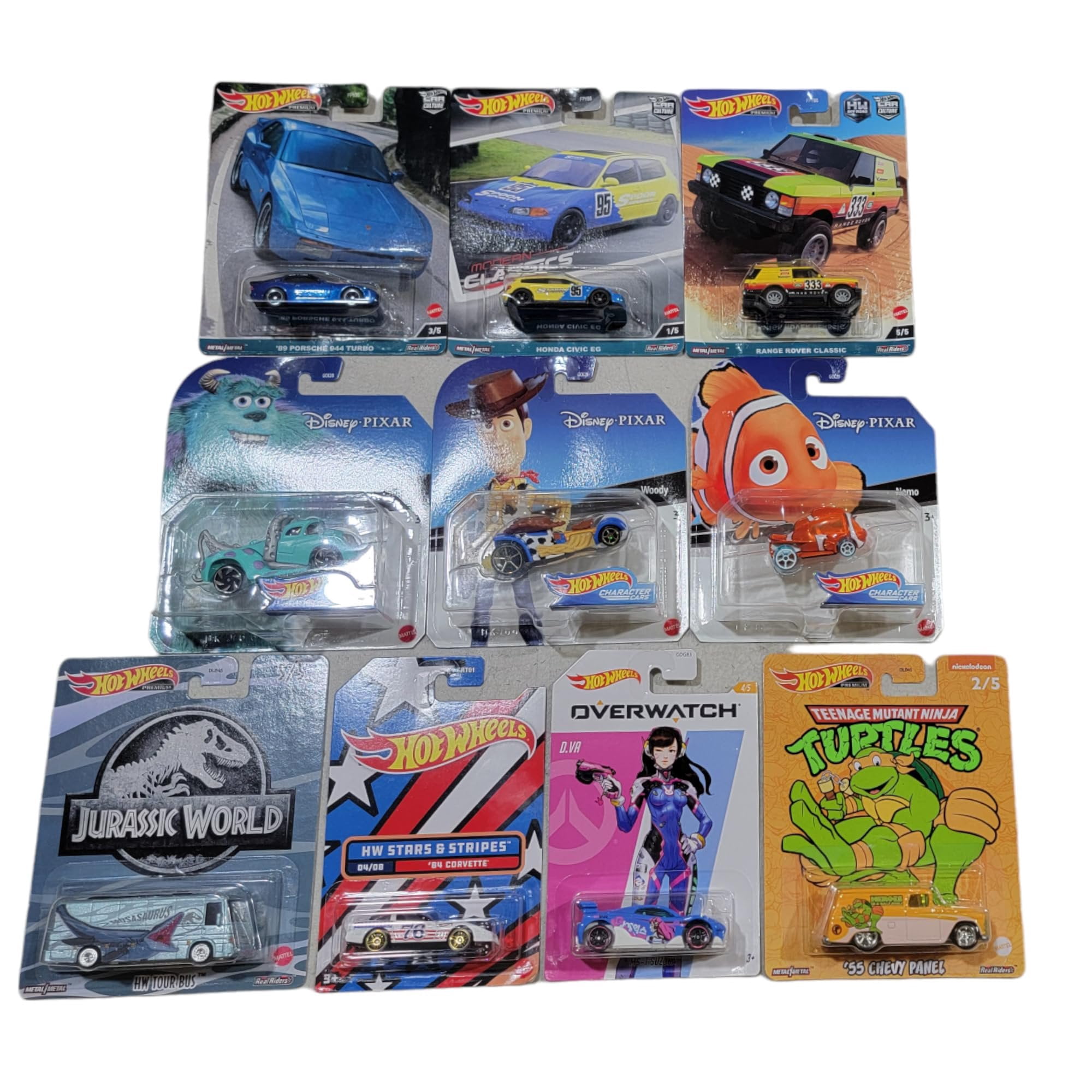 Hot Wheels Variety Pack 10 Random Release Pop Culture Entertainment Cars