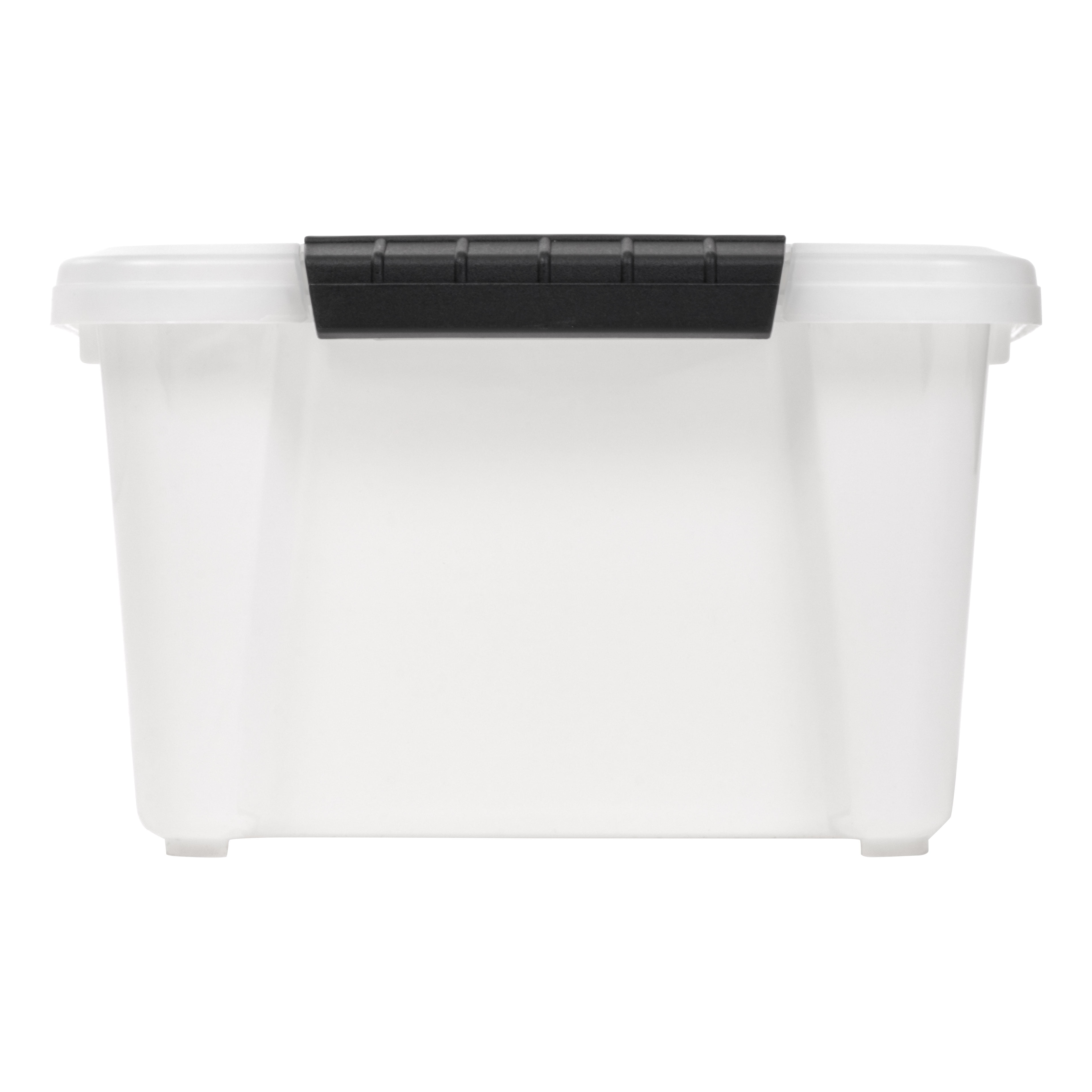 IRIS 10-Pack Snap top plastic storage box Small 1.6-Gallons (6.7