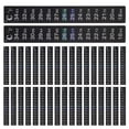 thumbnail image 4 of 36 Pieces Digital Temperature Sticker Adhesive Thermometer Strip Fermenter Adhesive Crystal Strip Aquarium Thermometer,36 * Digital Temperature Sticker,Black, 4 of 9