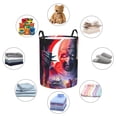 thumbnail image 6 of Terrifier Circular Laundry Basket Dirty Clothes Hamper Laundry Hamper Storage Bucket Toy Organizer For Bathroom/Laundry Storage/Bedroom Small, 6 of 8