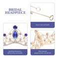 thumbnail image 3 of SHISUYAN Bridal Tiara with Rhinestone for Wedding Decoration Multi Color Zinc Alloy Lightweight, 3 of 8