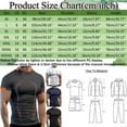 thumbnail image 3 of pxiakgy mens t shirt men summer high elasticity breathable sports tight short sleeve pattern print quick dry fitness top men t shirts black + 3xl, 3 of 5