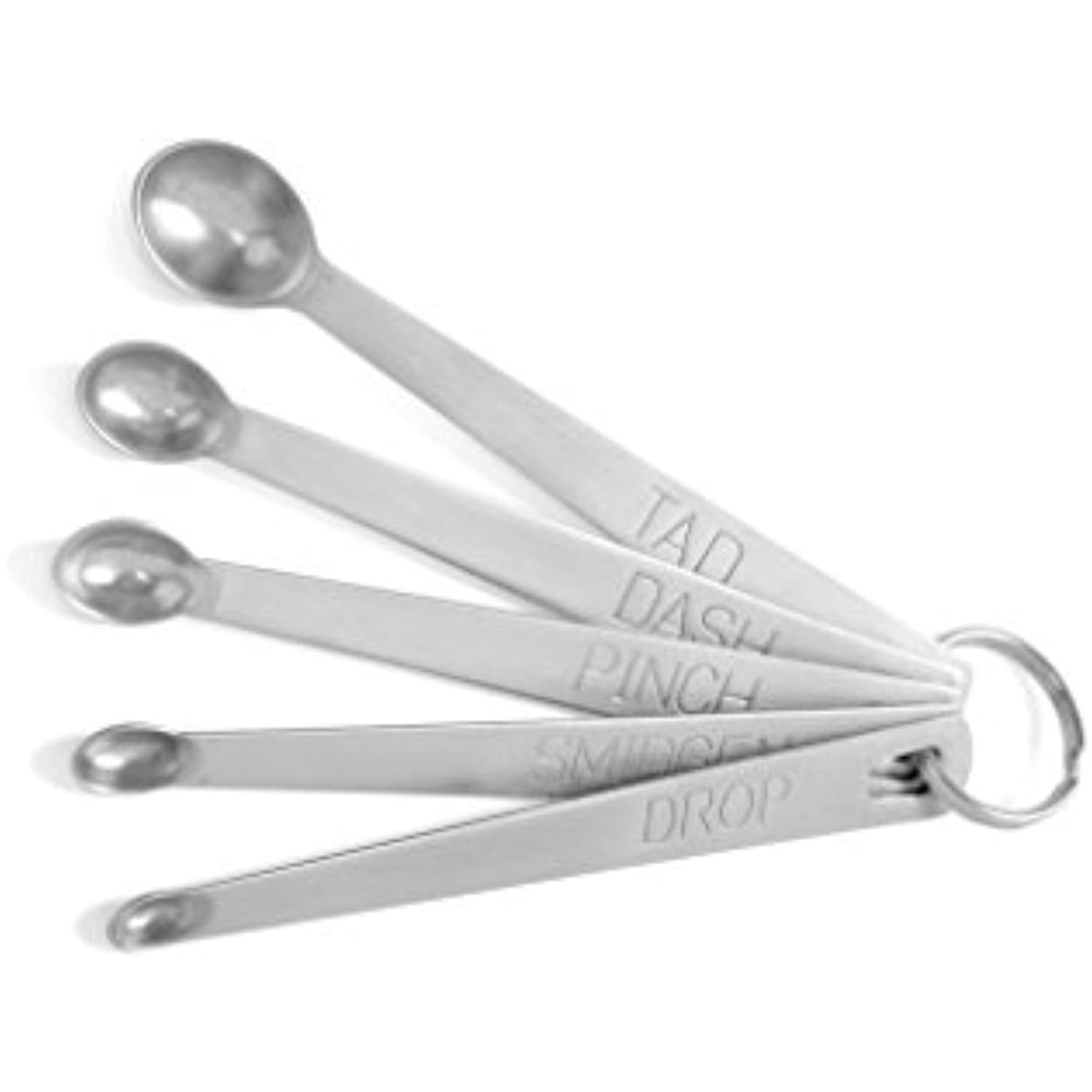 Norpro Mini Stainless Steel Measuring Spoons tad, dash, pinch, smidgen and drop Set of 5