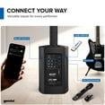 thumbnail image 5 of Gemini Sound Modular Line Array Peak Power Portable PA System Black, 5 of 8