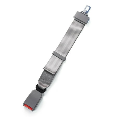 Seat Belt Extender Gray E4 Safety Certified Adjustable Seat Belt Extension - Type B, Gray, 9 - 26 Inches from Seat Belt Extender Pros ()
