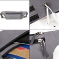 thumbnail image 4 of Lilgiuy Running Waist Pack, Belt Fanny Pack for Hiking Cycling Workout, Waterproof Runners Belt Jogging Pouch,Travelling Money Phone Holder for Running Gear Accessories, Gray, 4 of 6