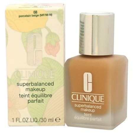 Superbalanced Makeup - # 08 Porcelain Beige (MF/M-N) - Normal To Oily Skin by Clinique for Women - (Best Cosmetics For Oily Skin)