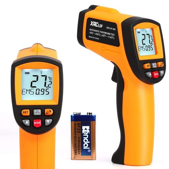 Pistola termómetro infrarrojo XRCLIF de alta temperatura de -50 °C a 950 °C