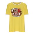 thumbnail image 4 of Elegante blusa de manga corta con cuello redondo y manga abullonada para mujer OAVQHLG3B Store  lin121212, 4 of 5