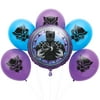 Black Panther Foil & Latex Balloon Kit (6 Pack) - Party Supplies Decoration