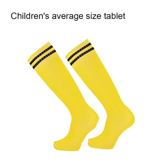 VONKY 1/2/3/5 Modern And Safe Long Tube Football Socks For Women And Men Womens Athletic Socks Sports Socks For Hockey Football yellow 1 Pc