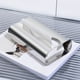 thumbnail image 3 of Caja de pañuelos de acero inoxidable, soporte para papel higiénico, soporte para papel higiénico para baño, 3 of 6