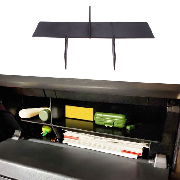 Phenofice 1Pack Center Console Dashboard Organizer Tray for Car Accessory Black ABS 13.56X2.75X0.12In