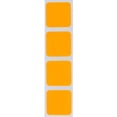 thumbnail image 3 of Fluorescent Orange Square Stickers | 1" Inch Square | 500 Pack, 3 of 3