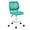 Turquoise, variant on IUKRYU Desk Chair, Children Armless Study Chair with Adjustable Height, Ergonomic Kids Office Chair with Wheels, Rolling Swivel Mesh Task Desk Chair for Girls Boys Teens, Rose