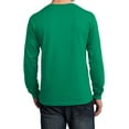 thumbnail image 2 of Mafoose Mens Long Sleeve Core Cotton T-Shirts Kelly XL, 2 of 5