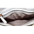 thumbnail image 5 of Michael Kors NEW White Leather Ava Floral Applique Satchel Bag Purse, 5 of 6