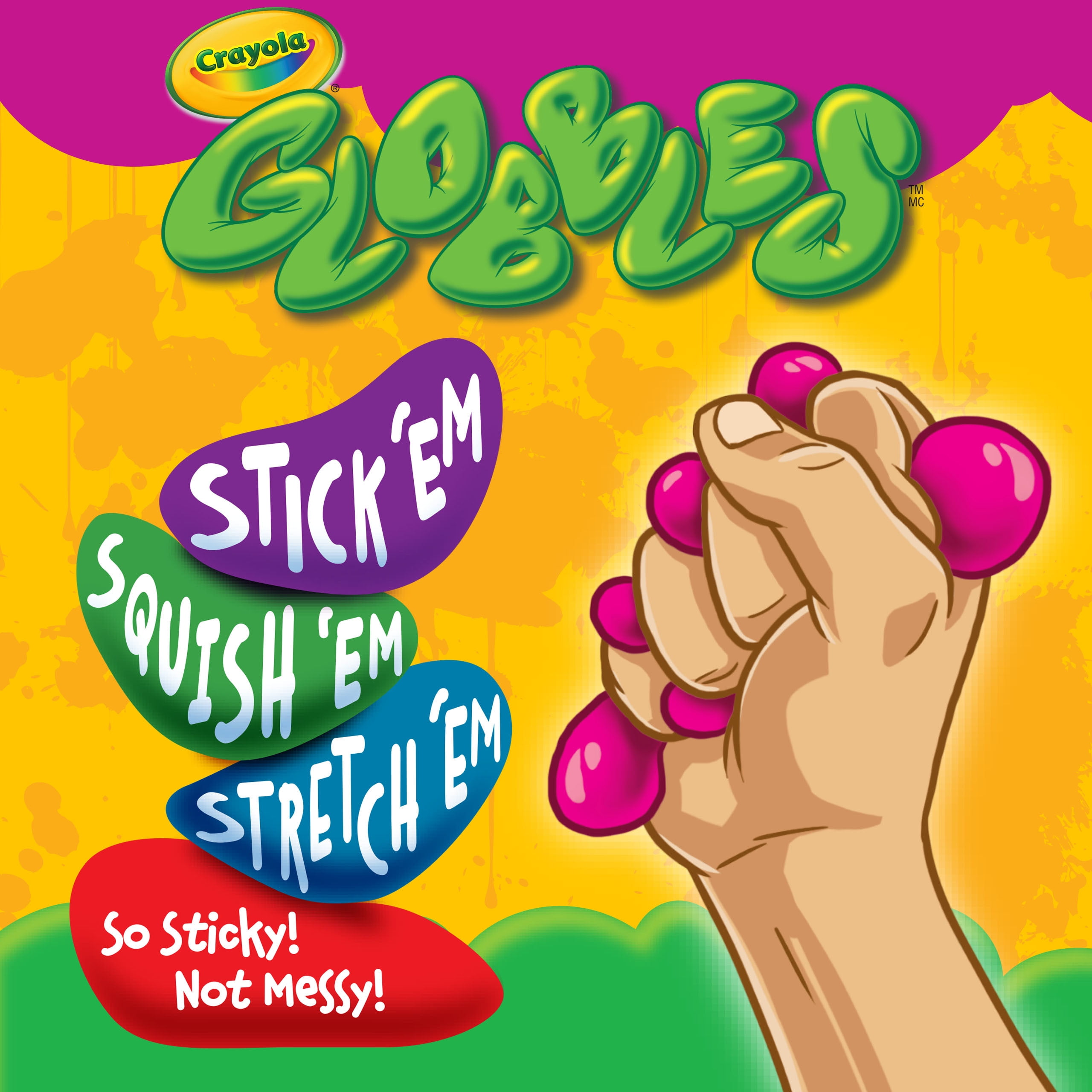 Crayola Silly Faces Globbles - 3 Count : Toys & Games