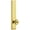 Lifetime Brass, variant on Grandeur 836453 Fifth Avenue Solid Brass Rose Tall Plate Single Dummy Door Knob - Nickel
